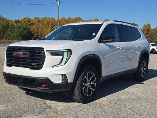 White Frost Tri-Coat 2024 GMC Acadia AT4