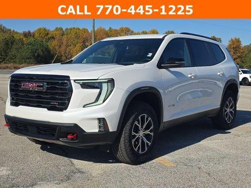 White Frost Tri-Coat 2024 GMC Acadia AT4