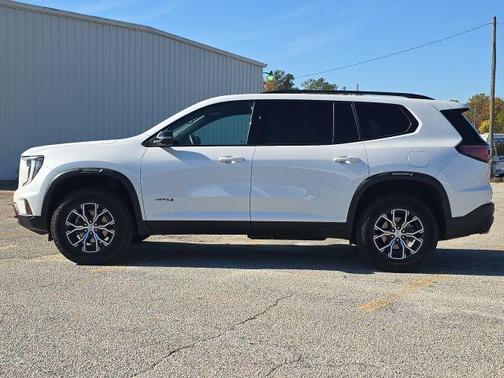 White Frost Tri-Coat 2024 GMC Acadia AT4