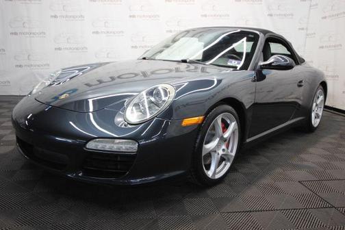 Midnight Blue Metallic 2009 Porsche 911 Carrera S Cabriolet