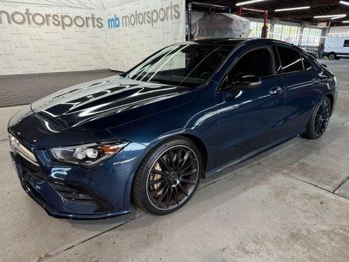 Denim Blue Metallic 2021 Mercedes-Benz AMG CLA 35 Base 4MATIC