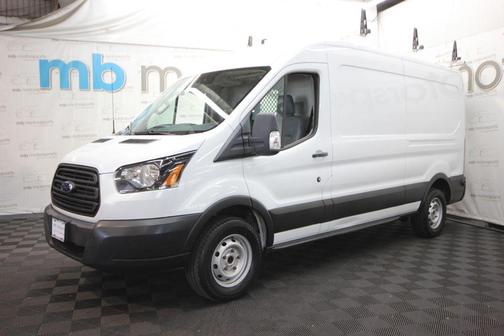 Oxford White 2019 Ford Transit-250 148 WB Medium Roof Cargo