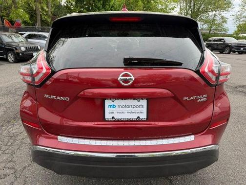 Red 2017 Nissan Murano Platinum