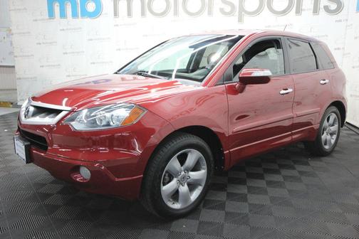 Red 2007 Acura RDX Technology