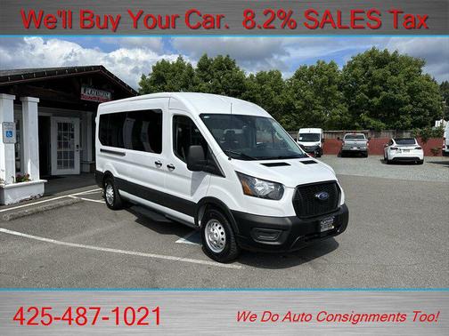 Oxford White 2025 Ford Transit-350 XL