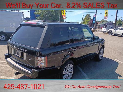 Santorini Black Metallic 2011 Land Rover Range Rover HSE