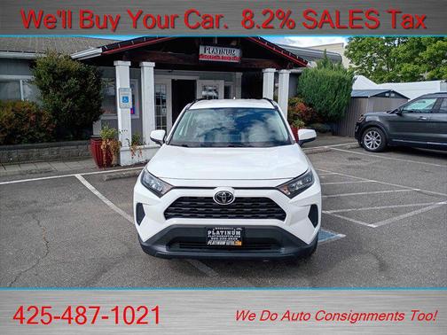 Midnight Black Metallic 2020 Toyota RAV4 LE