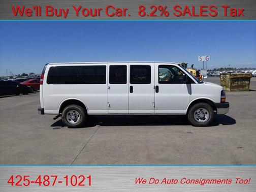 Summit White 2016 Chevrolet Express 3500 LT