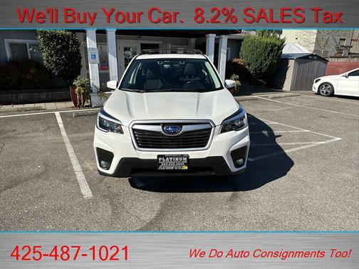 Crystal White Pearl 2021 Subaru Forester Premium