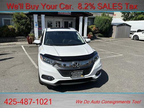 Platinum White Pearl 2019 Honda HR-V EX-L