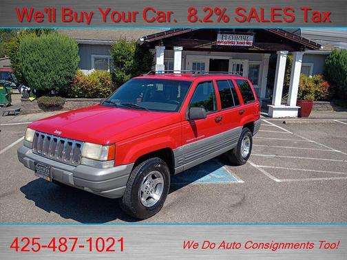 Flame Red 1997 Jeep Grand Cherokee Laredo 4WD
