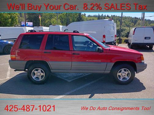 Flame Red 1997 Jeep Grand Cherokee Laredo 4WD