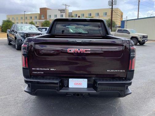 Dark Ember Metallic 2026 GMC Sierra EV Standard Range Elevation