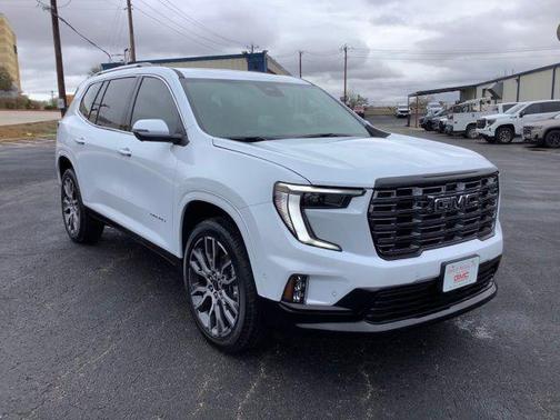 Glacier White Tricoat 2026 GMC Acadia Denali