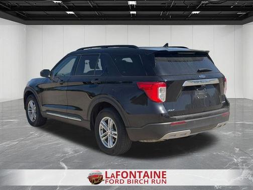 AGATE BLACK METALLIC 2023 Ford Explorer XLT