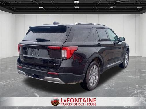 AGATE BLACK 2025 Ford Explorer PLATINUM