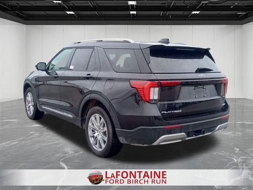 AGATE BLACK 2025 Ford Explorer PLATINUM