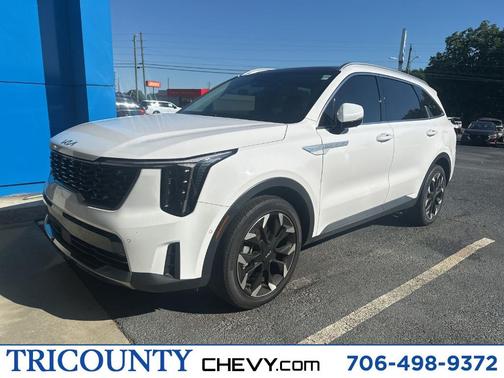 Glacial White Pearl 2025 Kia Sorento SX