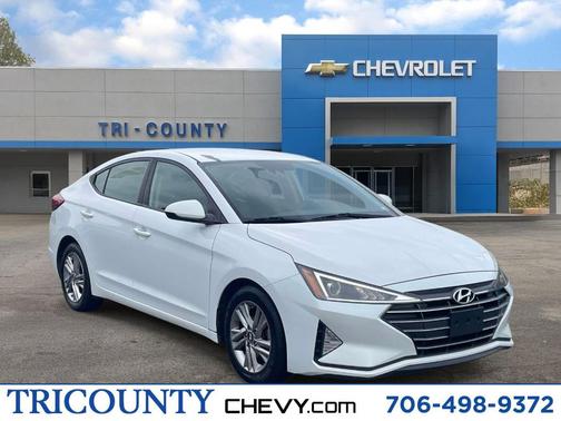 Quartz White Pearl 2020 Hyundai ELANTRA SEL