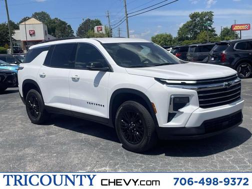Summit White 2025 Chevrolet Traverse LT
