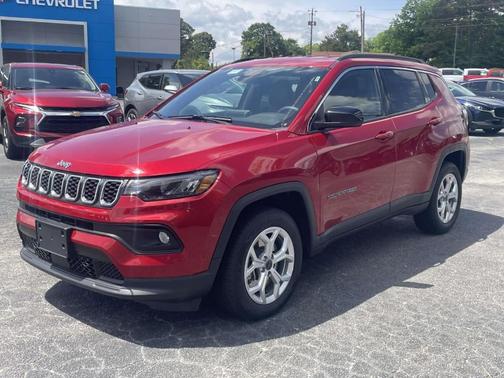Red 2025 Jeep Compass Latitude