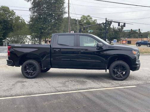 Black 2026 Chevrolet Silverado 1500 Custom Trail Boss