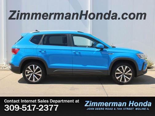 Blue 2022 Volkswagen Taos 1.5T SE