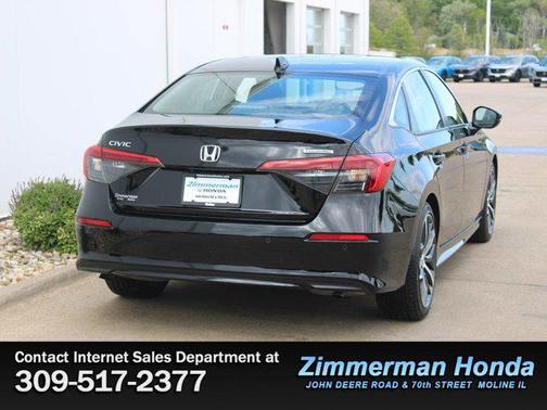 Crystal Black Pearl 2024 Honda Civic Touring