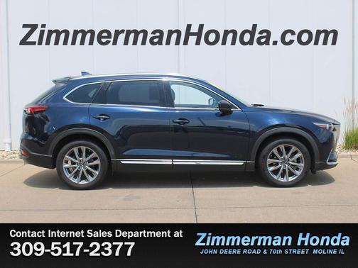 Deep Crystal Blue Mica 2021 Mazda CX-9 Grand Touring