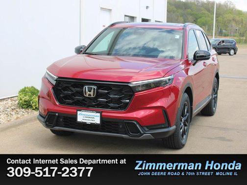 Radiant Red Metallic 2026 Honda CR-V Hybrid Sport-L AWD