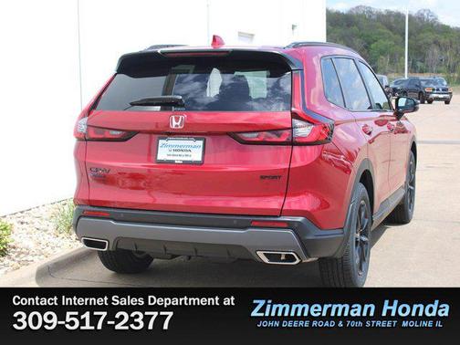 Radiant Red Metallic 2026 Honda CR-V Hybrid Sport-L AWD