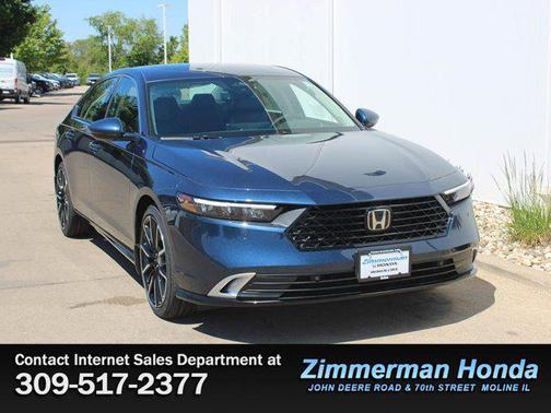 Canyon River Blue Metallic 2026 Honda Accord Hybrid Touring