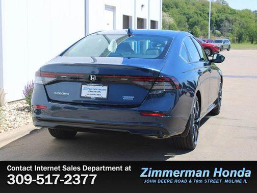 Canyon River Blue Metallic 2026 Honda Accord Hybrid Touring