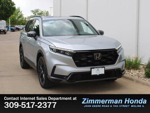 Lunar Silver Metallic 2024 Honda CR-V Hybrid Sport AWD