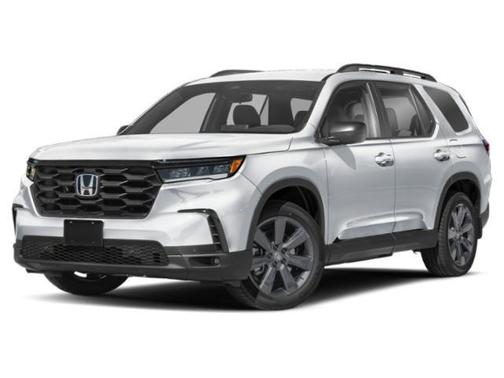Platinum White Pearl 2025 Honda Pilot Sport