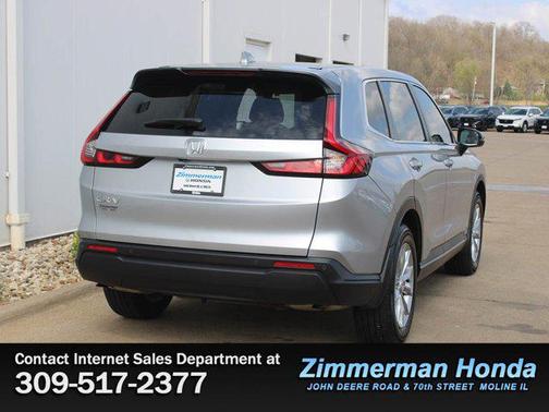 Solar Silver Metallic 2025 Honda CR-V EX-L AWD