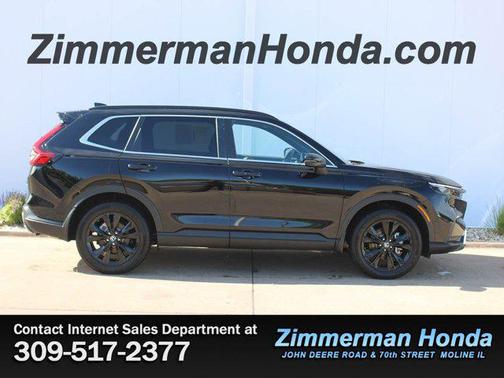 Black 2025 Honda CR-V Hybrid Sport Touring AWD
