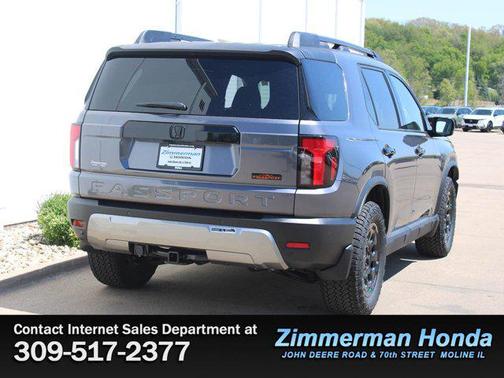 Gray 2026 Honda Passport AWD TrailSport Elite Blackout