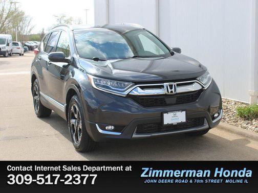 Gray 2018 Honda CR-V Touring
