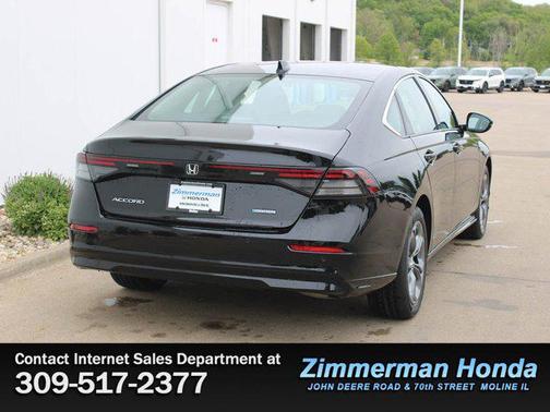 Crystal Black Pearl 2025 Honda Accord Hybrid EX-L