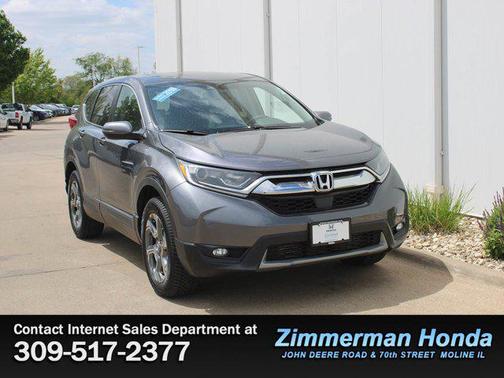 Gray 2018 Honda CR-V EX-L