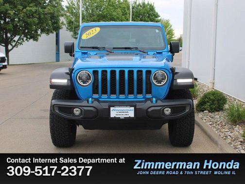Hydro Blue Pearlcoat 2023 Jeep Wrangler 4xe Rubicon