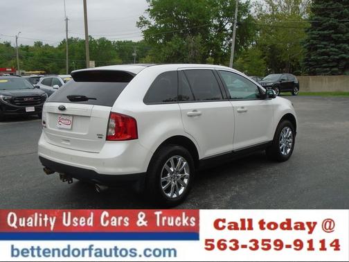 White Platinum Tri-Coat Metallic 2013 Ford Edge SEL
