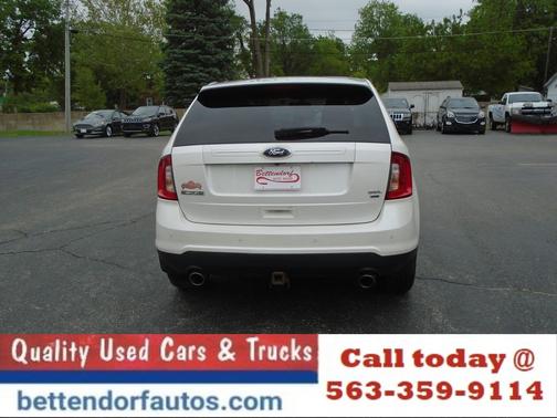 White Platinum Tri-Coat Metallic 2013 Ford Edge SEL