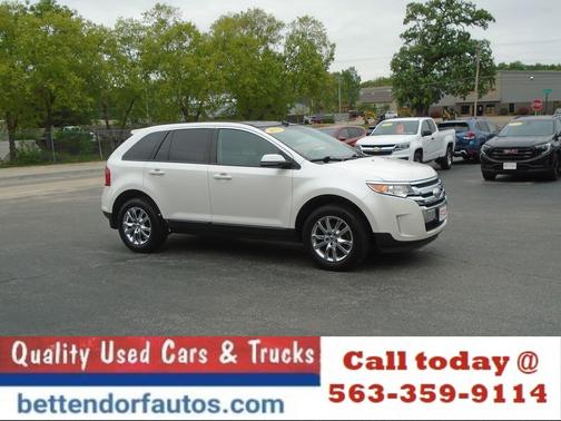 White Platinum Tri-Coat Metallic 2013 Ford Edge SEL