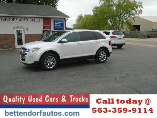 White Platinum Tri-Coat Metallic 2013 Ford Edge SEL
