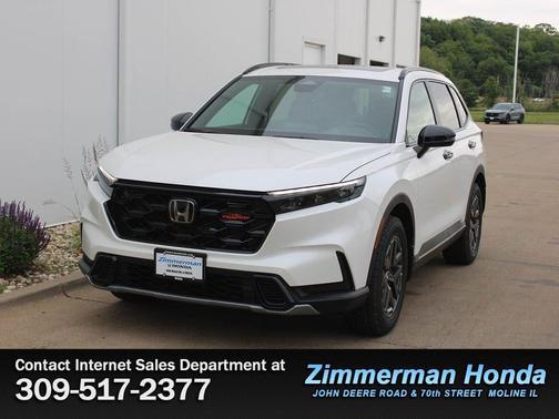 Platinum White Pearl 2026 Honda CR-V Hybrid TrailSport AWD
