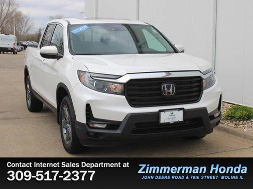Platinum White Pearl 2023 Honda Ridgeline RTL