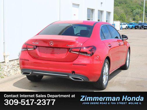 Red 2020 Mercedes-Benz A-Class 4MATIC