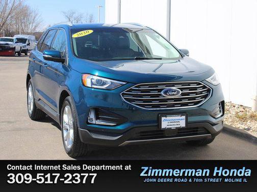 Dark Persian Green Metallic 2020 Ford Edge Titanium